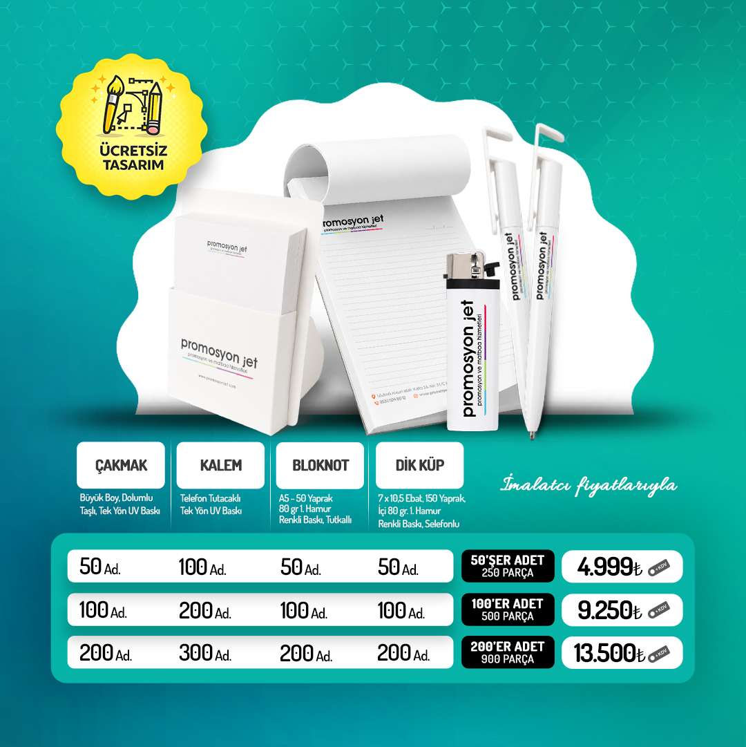 4 Çeşit Paket